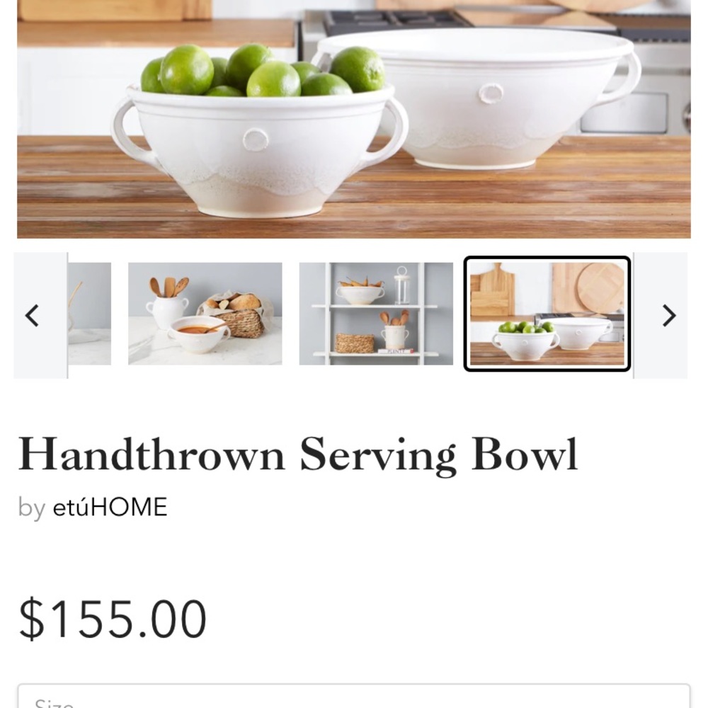 Small Etu Home Serving Bowl - Picture 2 of 2